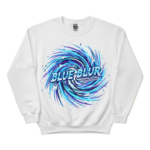 Blue Blur Speed Freak Pullover Printed Sweatshirt