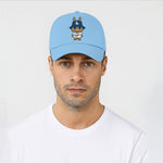 Labubu Cap, Cute Cartoon Character Baseball Hat for Men & Women, 5 Panel 100% Cotton Twill Cap M8408