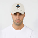 Labubu Cap, Cute Cartoon Character Baseball Hat for Men & Women, 5 Panel 100% Cotton Twill Cap M8408