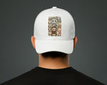Labubu Original 5 Panel Cap, Trendy Streetwear Hat with Cartoon Design, Pre-Curved Peak Unisex Baseball Hat M8409