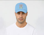Labubu 5 Original Panel Cap, Cool Cartoon Design for Men & Women, Printed Pre-Curved Peak Baseball Hat M8413