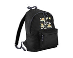 Personalised Kids Backpack, Teddy Bears Among Clouds & Sunshine Design Bag, Back To School Fashion Backpack P2549