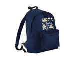 Personalised Kids Backpack, Teddy Bears Among Clouds & Sunshine Design Bag, Back To School Fashion Backpack P2549