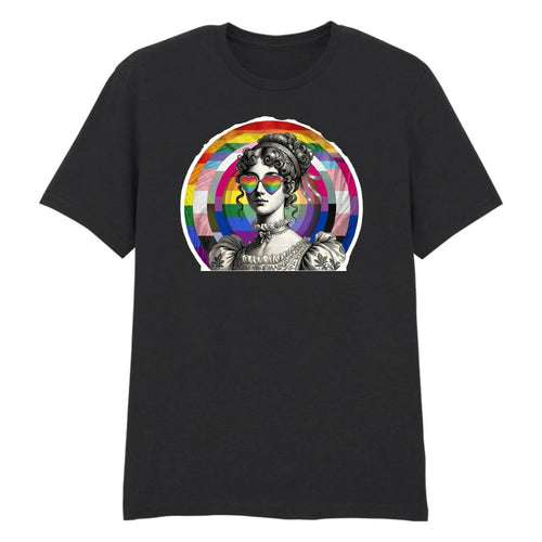 Vintage Portrait Pride Aura Street Style Unisex T Shirt Happy Pride Day