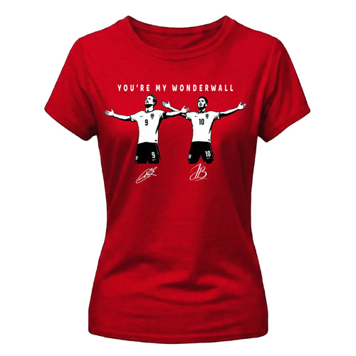 You're My Wonderwall England Football Ladies Fit T-shirt