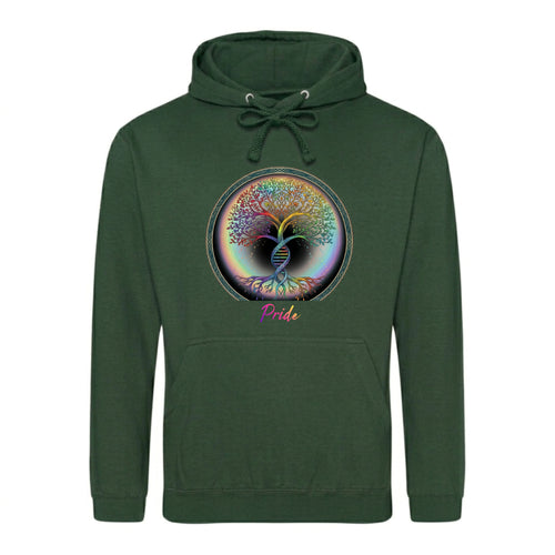 Celtic Tree Of Life DNA Helix Pride Month Unisex Hoodie
