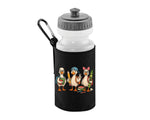 Back to School Water Bottle, Funny 3 Ducks Design For Kids, Teens & Duck Fans, Fun, BPA School Bottle Essential M8486