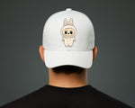 Labubu Cap, Cute Cartoon Printed Baseball Hat For Anime Fans, Unisex Pre-Curved Peak Design Gift Cap M8424