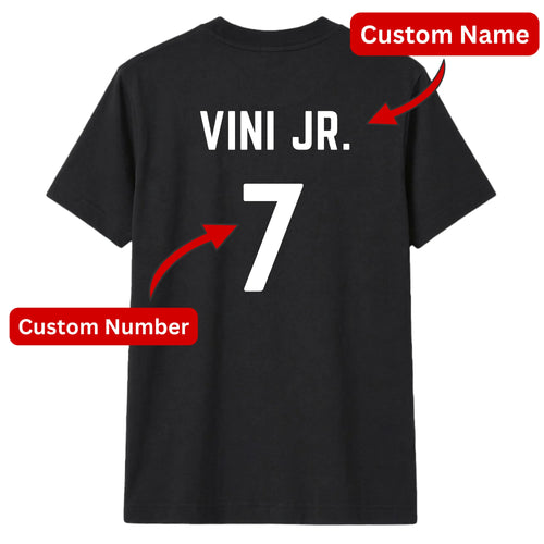 Football Legend Personalised Name And Number FIFA Unisex T-Shirt