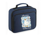 Back To School Lunch Bag, Silly Goose Teacher Club Duck Printed Design Lunch Box, Keeps Lunch Fresh, Cool & Stylish M8479