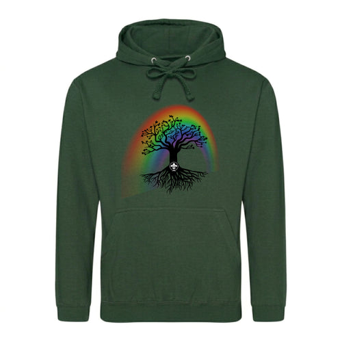 Tree Of Life Rainbow Aura Pride Month Unisex Hoodie
