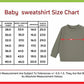 Personalised Text Baby & Toddler Sweatshirt, Custom Kids Sustainable Sweaters, Personalized Text/ Name Toddlers Crewnecks, Baby Shower Gifts