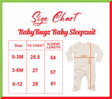 Personalised Baby Grow Sleepsuit, Custom Name & Initial Bunny Romper, Easter Bunny Printed Baby Sleepsuit, Newborn Baby Gifts, Easter Gifts
