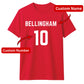 Football Legend Personalised Name And Number Unisex T-Shirt