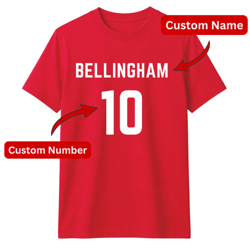 Football Legend Personalised Name And Number Unisex T-Shirt