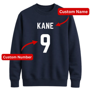 Football player Name Number Personalised FIFA Unisex Sweatshirt