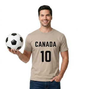 Football Personalised Country Name And Number Unisex T-Shirt