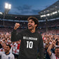Personalised Football Player Name & Number Printed Unisex Hoodie