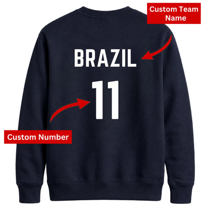 Squad Name Number Personalised FIFA Unisex Sweatshirt