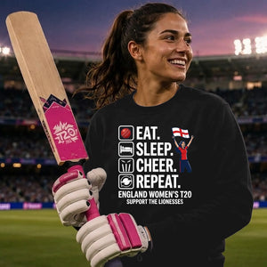 England Women Cheer Squad Women Cricket Sweatshirt - ICC T20 World Cup