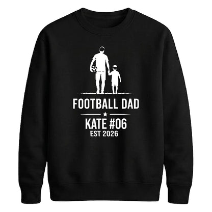 Personalized Family Football Soccer Dad unisex sweatshirt New FiFa Mockup Dad