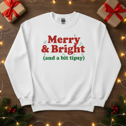 Merry & Bright Christmas Sweatshirt