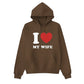 Custom I Love Text Printing Hoodie - PW1000