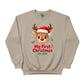 My First Christmas Reindeer Sweatshirt - PW218