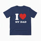 Custom I Love Text Printing T-Shirt - PW1000