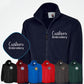 Custom Embroidered Fleece Jacket, Personalised Logo/Design Full Zip Jackets, Your Text Here Women Jacket, Nursing Tops, Special Gift for Her