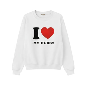 Custom I Love Text Printing Sweatshirt - PW1000