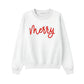 Merry Puff Printing Christmas Sweatshirt - PUFF68
