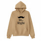 Mr Right Valentine’s Day Printed Hoodie - PW506