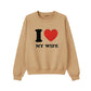 Custom I Love Text Printing Sweatshirt - PW1000