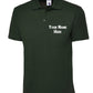 Custom Embroidered Men Polo Tshirt, Personalised Text/Design Shirt, Digitized Company Logo Monogrammed Polo Tee, Special Gift for Golf Lover