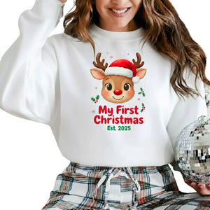 My First Christmas Reindeer Sweatshirt - PW218