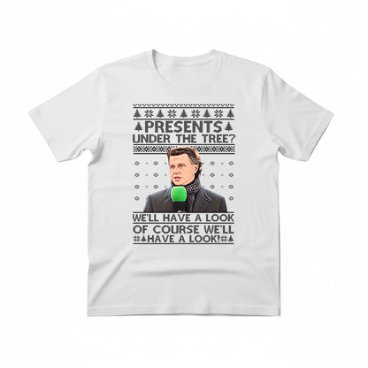 Presents Under The Tree Christmas T-Shirt P9190