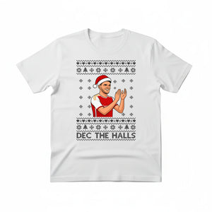 Dec The Halls Christmas T-Shirt P9041