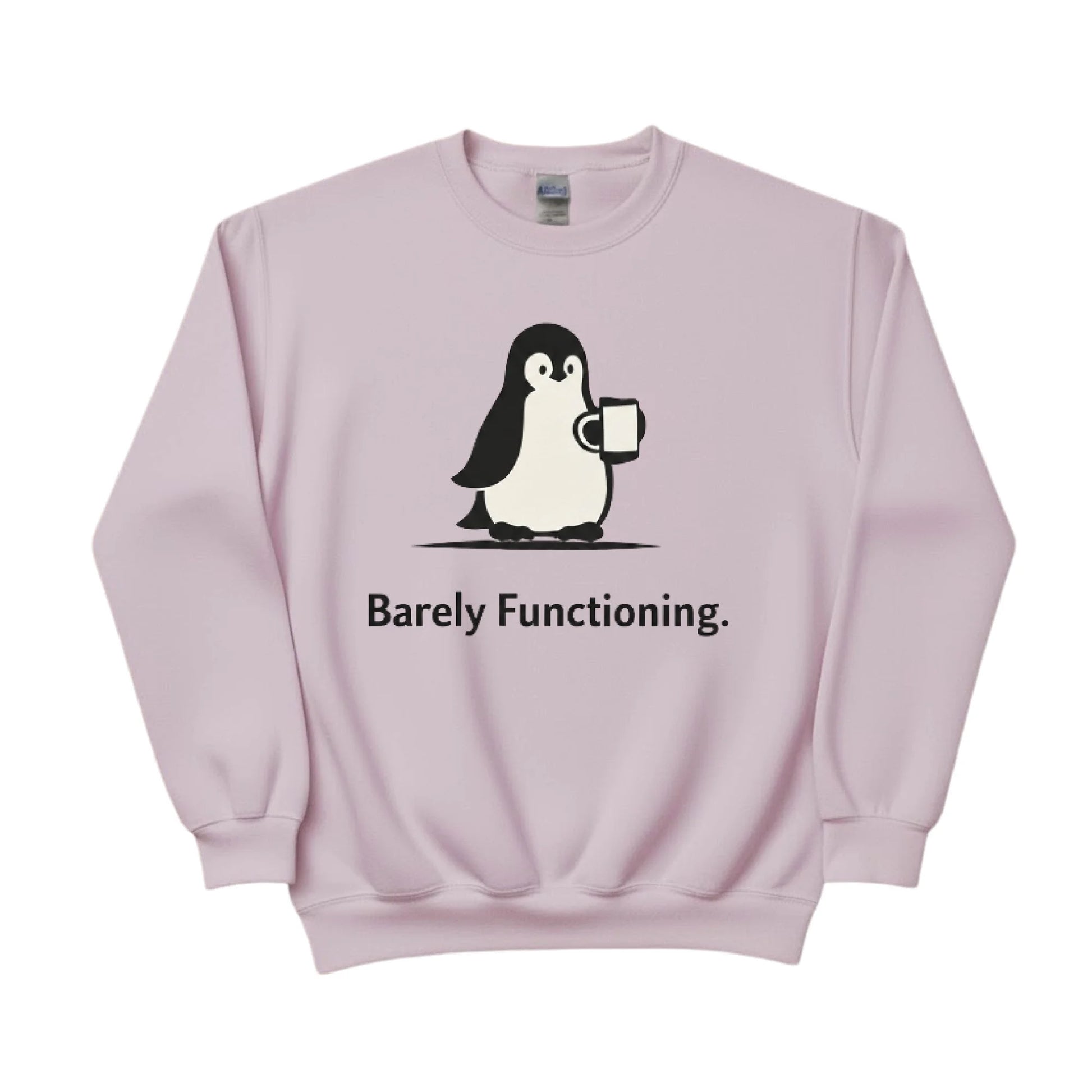 Barely Functioning Penguin Trending Sweatshirt - PW5002