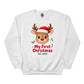 My First Christmas Reindeer Sweatshirt - PW218
