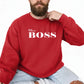 Boss Valentine’s Day Couple Printed Sweatshirt