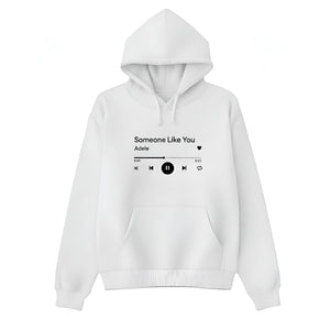 My Life’s Playlist Personalised Printed Hoodie - PW1001