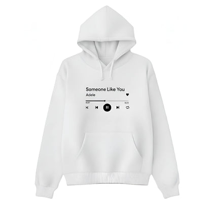 My Life’s Playlist Personalised Printed Hoodie - PW1001