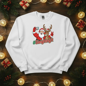 SleighingIt Christmas Sweatshirt - PW200