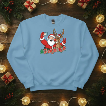 SleighingIt Christmas Sweatshirt - PW200