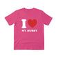Custom I Love Text Printing T-Shirt - PW1000