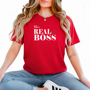 Boss Valentine’s Day Couple Printed T-Shirt