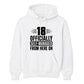 18th Birthday Unisex Hoodie Officially Self-Managed From Here On