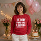 18 Today Common Sense Loading 18th Birthday Unisex Sweatshirt