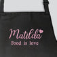Personalised Cooking Chef Apron, Embroidered Custom Name Monogram Embroidered Apron With Pouch, Baking Aprons for Men Womens, Gift for Her